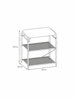 Подставка для обуви "Гранада 13" (черный)