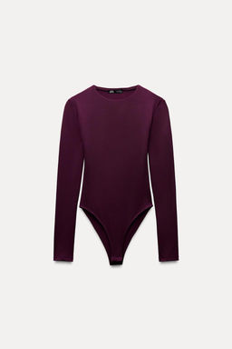 LONG SLEEVE POLYAMIDE BODYSUIT - Zara фото 24