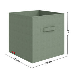 VAL GR-BOX-2SL Короба стеллажные, без крышки, 28*28*28 см, набор 3 шт., GREEN, шт