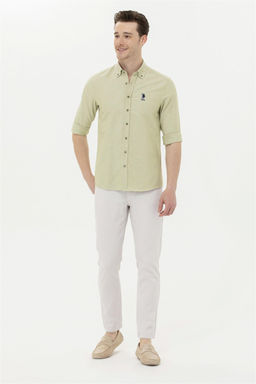 U. S. Polo Assn / Мужские светло-серые брюки из плотной ткани/чиносы - U.s. polo assn фото 10