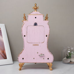 Часы настольные 28 см розовые / 63317H /уп 18/ музыкальные - Галеонтрейд фото 8