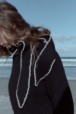 KNIT BOW SWEATER VEST - Zara фото 2