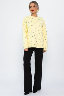 Свитер оверсайз Анита (лимонный) Б14758-1М