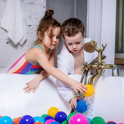 Шарики для сухого бассейна с рисунком, диаметр шара 7.5 см, набор 60 штук, разноцветные