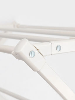 Сушилка для белья напольная LaDо́m, складная, раздвижная, металл, белая