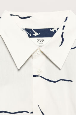 CAMISA OVERSIZE FIT ESTAMPADO COMBINADO LIMITED EDITION / Estampado - Zara фото 5