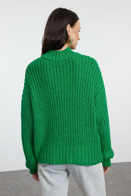 Fusya Crop Yumusak Dokulu Basic Kal?n Orgu Detayl? Triko Kazak TWOAW25KZ00061 - Trendyolmilla фото 10