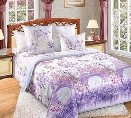 Постельное белье - Перкаль Город любви Евро (молния)