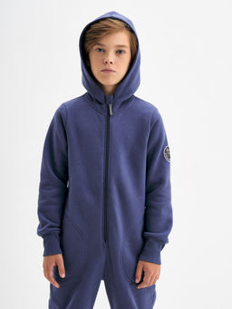 Серо-синий комбинезон для мальчика