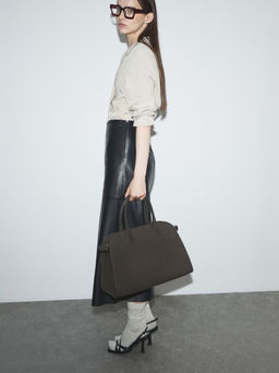 Женский тоут CALZETTI ASHLEY Артикул 4638246, шоколадный