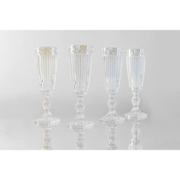 Бокал из стекла для шампанского «Босфор», 180 мл, 7×20 см, цвет перламутровый