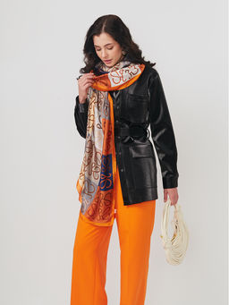 Большой, мягкий, тонкий и очень нежный двусторонний палантин - Tantino фото 5