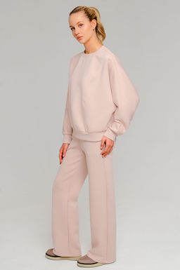 Арт. 2802 Костюм с брюками женский 44-52(5 шт) Цвет:пудра