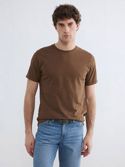 Slim Fit %100 Pamuk Basic Ti??rt