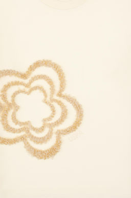 K_z _ocuk Krem Bisiklet Yaka Sweatshirt - U.s. polo assn фото 4