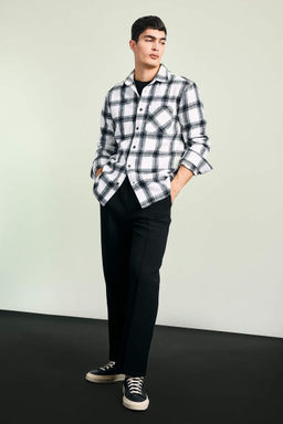 Рубашка Lumberjack с длинным рукавом в клетку обычного кроя - Defacto фото 2