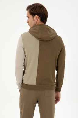 Мужской свитшот цвета хаки Неожиданная скидка в корзине - U.s. polo assn фото 5