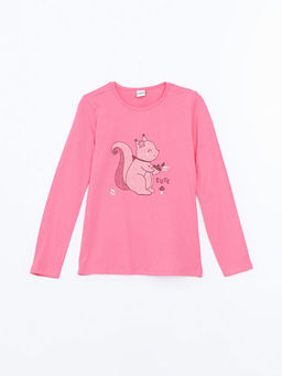 Bisiklet Yaka K?z ?ocuk Ti??rt