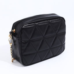 Сумка кросс-боди на молнии, цвет чёрный - Simaland фото 2