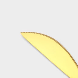 Набор столовых приборов Magistro Блинк, 4 предмета, нержавеющая сталь, золотистый  фото 3