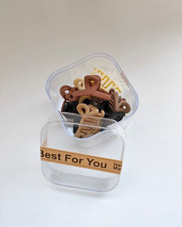 Набор крабиков для волос в боксе (10 шт)