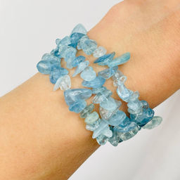 Бусины для украшений из Аквамарина крошка