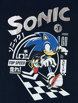 Sonic Bask?l? Erkek ?ocuk Ti??rt