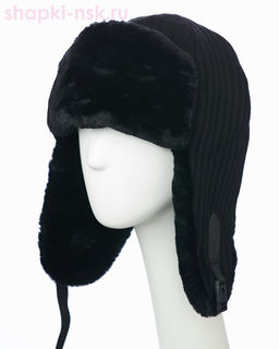 F 474 Ушанка мужская искуственный мех (60-61)