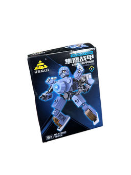 УЦЕНКА. Конструктор "KAZI" 73 - 77 дет. "Робот - трансформер" (KY8099) в МЯТОЙ коробке, в ассортименте