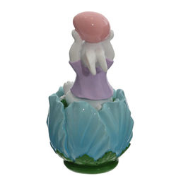 Фигурка декоративная "Заяц в чашке", L9 W7,5 H14 см