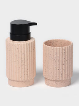 Набор для ванной SAVANNA Крошка, 3 предмета, дозатор для мыла, стакан, мыльница фото 3