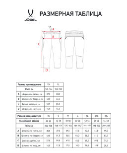 Брюки тренировочные JOGEL DIVISION PerFormDRY Pro Training Pants 3/4, черный  фото 9