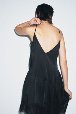 ZW COLLECTION ASYMMETRIC SHORT DRESS - Zara фото 11
