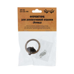 Промысел WF-014 Фурнитура для декоративной отделки ручка 4.3х5.2 см 1 х №01 бронза - Pebeo фото 3