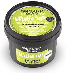 "Organic shop" KITCHEN Крем-увлажнение д/лица."Wake up"100мл