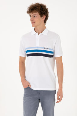 Erkek Regular Fit Polo Yaka Beyaz Ti__rt Sepette S_rpriz _ndirim