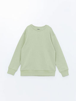 Bisiklet Yaka Erkek ?ocuk Sweatshirt