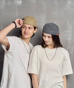 K13570 Кепка докер ГРАФИТ