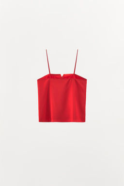 SATIN CAMISOLE TOP - Zara фото 6
