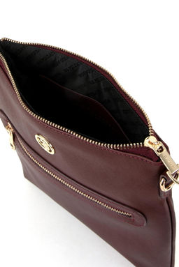 Женская бордовая сумка через плечо Неожиданная скидка в корзине - U.s. polo assn фото 7