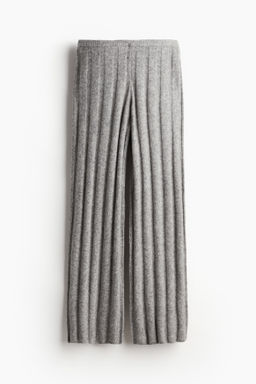 Pantalon en punto de canale de mezcla de lana - H&m фото 9