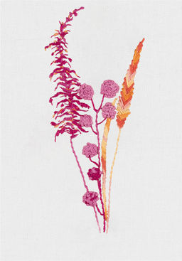 Набор для вышивания PANNA Живая картина JK-2284 Фантазийный букетик 6 х 13.5 см