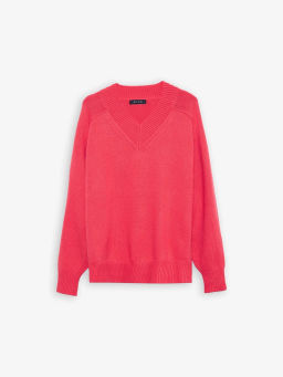 Джемпер с v-образным вырезом - Emka фото 5