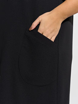 Платье 0218-2 черный муар