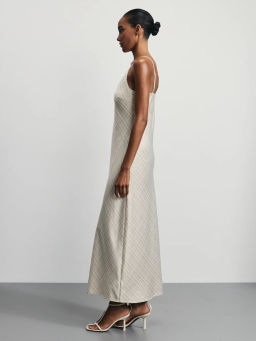 Атласное платье на бретелях / Zarina  фото 4