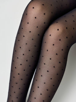 CONTE DOTSY Колготки в мелкую точку с усиленным торсом-шортиками nero - Conte elegant фото 2