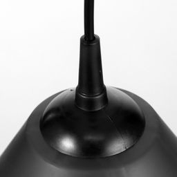 Подвес «Конус» BR 00268, 1×15 Вт, Е27, чёрный/дымчатый, 25×25×15 см