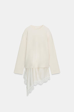 CONTRAST LINGERIE TOP - Zara фото 6