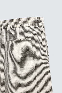 BERMUDA RELAXED FIT VISCOSA - LINO / rayas - Zara фото 10