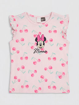 Майка Minnie Mouse для девочек с принтом